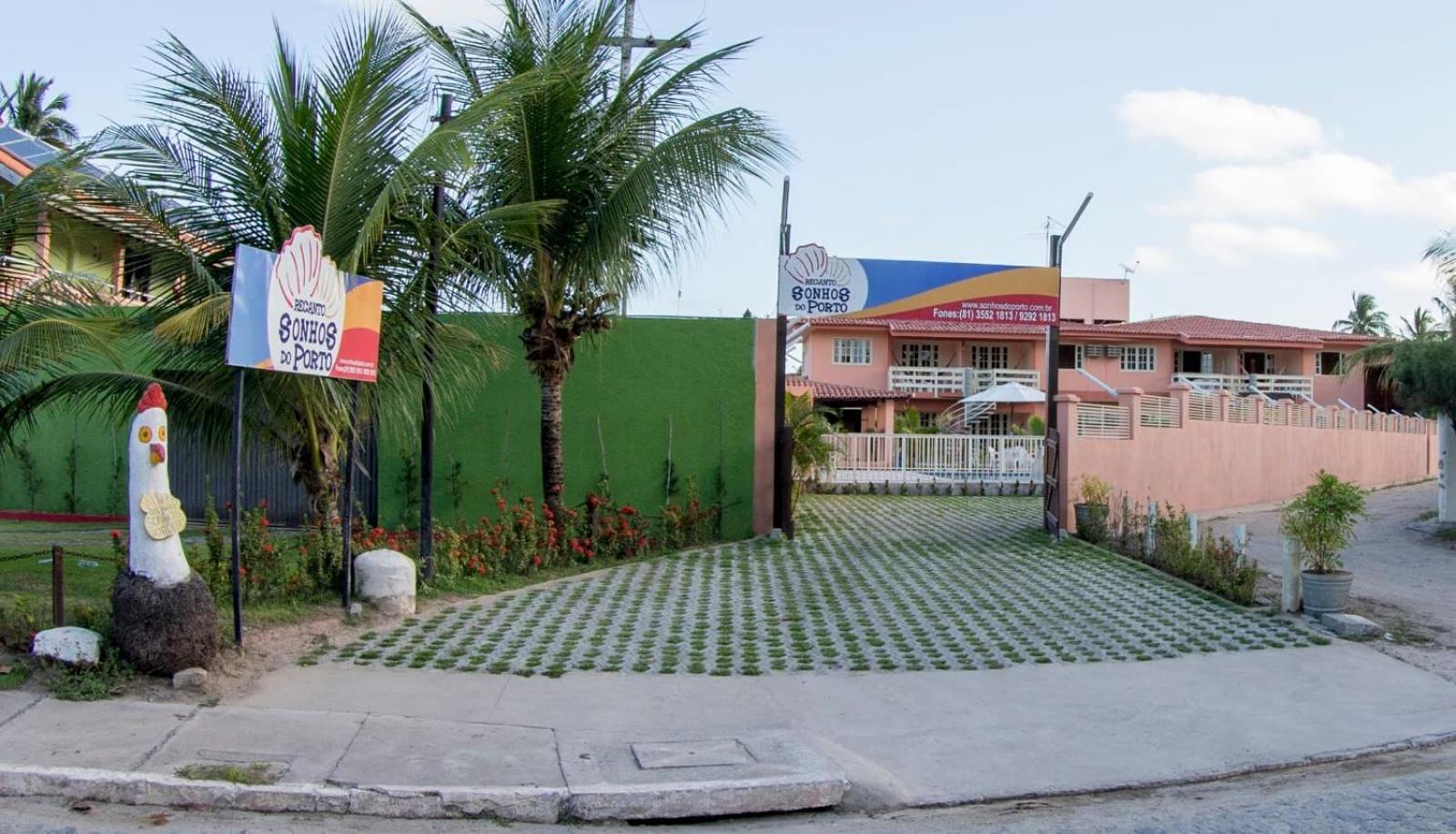 Pousada Flats Recanto Sonhos Do Porto Порту-де-Галиньяш Экстерьер фото